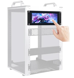 7.84 Inch 2U Rack Mount Touchscreen Monitor,1280×400 IPS Secondary Display with Speaker, Compatible with DeskPi RackMate T0/T1/T2/T0 Plus/T1 Plus/TL1, Tecmojo 4U/6U/9U/12U 10inch Server Rack Cabinet 7.84 Inch 2U Rack Mount Touchscreen Monitor,1280×400 IPS Secondary Display with Speaker, Compatible with DeskPi RackMate T0/T1/T2/T0 Plus/T1 Plus/TL1, Tecmojo 4U/6U/9U/12U 10inch Server Rack Cabinet