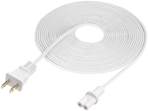 20-Foot Power Cord Compatible with Sonos Five, Sonos Play 5, Sonos Beam, Sonos Ray, Sonos Arc, Arc Ultra, Sonos Amp, Sonos Playbase, Sonos Sub Gen 3 and Sonos Sub Mini - White 20-Foot Power Cord Compatible with Sonos Five, Sonos Play 5, Sonos Beam, Sonos Ray, Sonos Arc, Arc Ultra, Sonos Amp, Sonos Playbase, Sonos Sub Gen 3 and Sonos Sub Mini - White