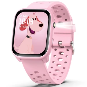 Kids Smart Watches Girls Gift Age 6-12 with 12 Puzzle Games, Heart Rate, Sleep Monitor, Pedometer, Flashlight, 1.83" Touchscreen IP68 Waterproof Kid Watch Brithday Gift for Girls Kids Smart Watches Girls Gift Age 6-12 with 12 Puzzle Games, Heart Rate, Sleep Monitor, Pedometer, Flashlight, 1.83" Touchscreen IP68 Waterproof Kid Watch Brithday Gift for Girls