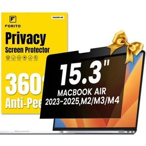 360° Privacy Screen Protector Compatible with MacBook Air 15.3 inch (2023-2025, M2, M3, M4), Anti Peeping and Anti Glare Laptop Privacy Screen Shield 360° Privacy Screen Protector Compatible with MacBook Air 15.3 inch (2023-2025, M2, M3, M4), Anti Peeping and Anti Glare Laptop Privacy Screen Shield