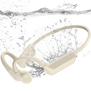 Swimming Headphones-Bone Conduction Headphones, IP68 Waterproof Open Earphones, LiteSurge Bluetooth 5.4 Underwater Sport Earbuds with 32 GB MP3 Memory for Swimming, Marathon-Khaki Swimming Headphones-Bone Conduction Headphones, IP68 Waterproof Open Earphones, LiteSurge Bluetooth 5.4 Underwater Sport Earbuds with 32 GB MP3 Memory for Swimming, Marathon-Khaki