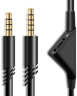 2M Volume Control TPE Cord for Astro A10 A40 Headsets Inline Volume Control, 2 Meter Long, TPE Cable, Compatible with Astro A10 A40 Headsets 2M Volume Control TPE Cord for Astro A10 A40 Headsets Inline Volume Control, 2 Meter Long, TPE Cable, Compatible with Astro A10 A40 Headsets