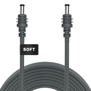 Starlink Mini DC Power Cable, 15M/50FT Replacement Starlink Mini Cable Custom DC cable for Starlink Mini uses premium 18AWG copper & liquid silicone, waterproof, stable power without signal loss Starlink Mini DC Power Cable, 15M/50FT Replacement Starlink Mini Cable Custom DC cable for Starlink Mini uses premium 18AWG copper & liquid silicone, waterproof, stable power without signal loss