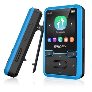 32GB MP3 Player with Bluetooth 5.0 - Portable Clip Music Player with FM Radio, Voice Recorder, Pedometer, Mini Design Ideal for Sport, Earphones Included Blue 32GB MP3 Player with Bluetooth 5.0 - Portable Clip Music Player with FM Radio, Voice Recorder, Pedometer, Mini Design Ideal for Sport, Earphones Included Blue