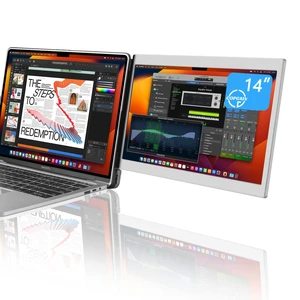 14'' Dual Laptop Screen Extender 1080P Portable for 16.2'' MacBook Plug & Play FHD 1080P 14" Screen Extender for 16.2" MacBook Pro M1 / M2 / M3 / M4 / M5 Pro & Max, Dual Portable Monitor 14'' Dual Laptop Screen Extender 1080P Portable for 16.2'' MacBook Plug & Play FHD 1080P 14" Screen Extender for 16.2" MacBook Pro M1 / M2 / M3 / M4 / M5 Pro & Max, Dual Portable Monitor