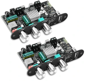 2PCS ZK-1001U Mono Bluetooth Amplifier Board w/TWS, 100W Peak Power Home Audio Amplifier Board,Wide Voltage Input 9-24V,Supports USB/AUX/Bluetooth Input for DIY Wireless Speaker 2PCS ZK-1001U Mono Bluetooth Amplifier Board w/TWS, 100W Peak Power Home Audio Amplifier Board,Wide Voltage Input 9-24V,Supports USB/AUX/Bluetooth Input for DIY Wireless Speaker