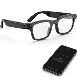 AI Smart Glasses with Camera,8MP,GPT Assistant,Real-Time Translation Object Recognition,Open-Ear Speakers,Music & Calls,EIS Stabilization,IP65 Water Resistant,Transparent Lenses AI Smart Glasses with Camera,8MP,GPT Assistant,Real-Time Translation Object Recognition,Open-Ear Speakers,Music & Calls,EIS Stabilization,IP65 Water Resistant,Transparent Lenses