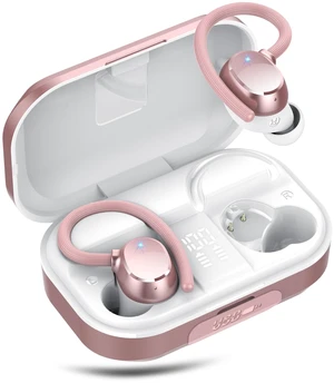 Wireless Earbuds for iOS Android, Bluetooth 5.4 Sport Headphones, 128H Playtime Over Ear Buds for Small Ear, Stereo Deep Bass, Sport Wireless Bluetooth Earphones, IPX7 Waterproof Running Headphones Wireless Earbuds for iOS Android, Bluetooth 5.4 Sport Headphones, 128H Playtime Over Ear Buds for Small Ear, Stereo Deep Bass, Sport Wireless Bluetooth Earphones, IPX7 Waterproof Running Headphones