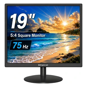19" Monitor Square Monitor 1280 X 1024 with 45% sRGB Color Correction and 5:4 Aspect Ratio, 75 Hz, VESA Mountable, VGA, HDMI, TN Panel 19" Monitor Square Monitor 1280 X 1024 with 45% sRGB Color Correction and 5:4 Aspect Ratio, 75 Hz, VESA Mountable, VGA, HDMI, TN Panel