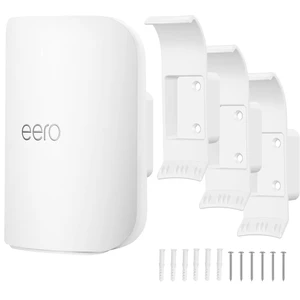 Wall Mount Bracket for eero Pro 7, Router Bracket Holder, No Messy Wires, Space Saving, Easy Installation, Wall Stand Bracket Only Compatible with eero Pro 7(3 Pack) Wall Mount Bracket for eero Pro 7, Router Bracket Holder, No Messy Wires, Space Saving, Easy Installation, Wall Stand Bracket Only Compatible with eero Pro 7(3 Pack)