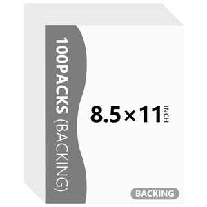 100 Pack Backing Boards, 8.5x11 Uncut White Mat Boards Acid-Free Backerboards for Art Prints, Ideal for Photos, Pictures, Prints, and Frames 100 Pack Backing Boards, 8.5x11 Uncut White Mat Boards Acid-Free Backerboards for Art Prints, Ideal for Photos, Pictures, Prints, and Frames