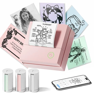 Mini Sticker Printer, PM290 Sticker Maker Machine with 3 Roll Paper Good Quality, Portable, Smart AI APP, Mini Printer for Study, Gifts for Girls Boys, Back to School Supplies for Teachers Mini Sticker Printer, PM290 Sticker Maker Machine with 3 Roll Paper Good Quality, Portable, Smart AI APP, Mini Printer for Study, Gifts for Girls Boys, Back to School Supplies for Teachers