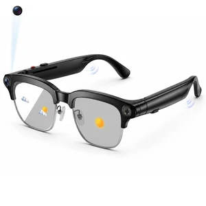 AI Smart Glasses with 8MP Camera, 1080P Video Recording & AI Translation Voice assistant, open-ear Bluetooth audio and app-enabled AI translation for travel, work, vlogging and everyday use AI Smart Glasses with 8MP Camera, 1080P Video Recording & AI Translation Voice assistant, open-ear Bluetooth audio and app-enabled AI translation for travel, work, vlogging and everyday use