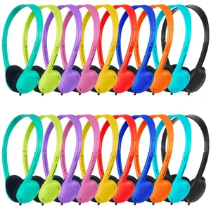 Headphones Bulk 20 Pack for School Classroom Student,Wired Class Set of Headphones for Students Computer,Library,Online Lesson and Testing 3.5mm Jack (10 Multi Color) Headphones Bulk 20 Pack for School Classroom Student,Wired Class Set of Headphones for Students Computer,Library,Online Lesson and Testing 3.5mm Jack (10 Multi Color)