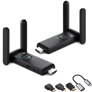 Wireless HDMI Transmitter and Receiver 4K Decoded 1080p Output Plug and Play Portable HDMI Wireless Streaming Video, Audio, Files from laptops/TV Boxes/projectors to Monitors Wireless HDMI Transmitter and Receiver 4K Decoded 1080p Output Plug and Play Portable HDMI Wireless Streaming Video, Audio, Files from laptops/TV Boxes/projectors to Monitors