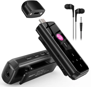 V02 MP3 Player with Bluetooth32GB Music Player with 250mAh Lithium-Polymer Battery Black V02 MP3 Player with Bluetooth32GB Music Player with 250mAh Lithium-Polymer Battery Black