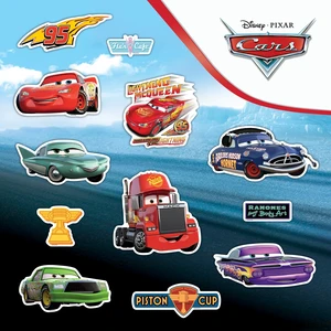 Disney Pixar Cars Decals - Set of 12 Lightning McQueen Doc Hudson Mack Chick Hicks Ramone Flo Vinyl Stickers for Car Laptop Computer Kids Water Bottle Outdoor Waterproof Disney Pixar Cars Decals - Set of 12 Lightning McQueen Doc Hudson Mack Chick Hicks Ramone Flo Vinyl Stickers for Car Laptop Computer Kids Water Bottle Outdoor Waterproof
