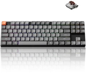 K1 Max Ultra-Slim Wireless Mechanical Keyboard, 80% TKL Layout Bluetooth/2.4 GHz/Wired Keyboard with Low-Profile Gateron Brown Switch, Hot-Swappable, RGB Backlit QMK for Mac Windows Linux K1 Max Ultra-Slim Wireless Mechanical Keyboard, 80% TKL Layout Bluetooth/2.4 GHz/Wired Keyboard with Low-Profile Gateron Brown Switch, Hot-Swappable, RGB Backlit QMK for Mac Windows Linux