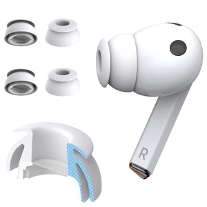 Premium Multi-Flange Eartips for Galaxy Buds3 Pro (White, Small) Always Fits, Never Slips Premium Multi-Flange Eartips for Galaxy Buds3 Pro (White, Small) Always Fits, Never Slips