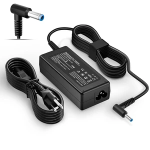 Laptop Charger Compatible with HP Laptop 65W 45W Computer Charger Smart Blue Tip Power Adapter Laptop Charger Compatible with HP Laptop 65W 45W Computer Charger Smart Blue Tip Power Adapter
