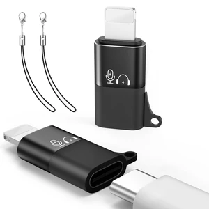 for DJI Mic Mini USB C to Lightning Audio Adapter for iPhone, 2 Pack Support Music Playback & Charging, Not for DJI Mobile Receiver & Phone Calls, For iPhone 14/13/12/11/USB-C EarPods, Black for DJI Mic Mini USB C to Lightning Audio Adapter for iPhone, 2 Pack Support Music Playback & Charging, Not for DJI Mobile Receiver & Phone Calls, For iPhone 14/13/12/11/USB-C EarPods, Black