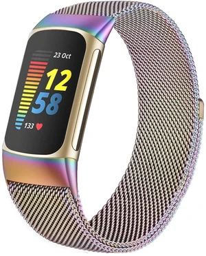 Compatible with Fitbit Charge 6/Charge 5 Bands for Wmen Men, Metal Mesh Milanese Loop Adjustable Strap Replacement for Fitbit Charge 6/Charge 5 Advanced Fitness & Health Trackers Compatible with Fitbit Charge 6/Charge 5 Bands for Wmen Men, Metal Mesh Milanese Loop Adjustable Strap Replacement for Fitbit Charge 6/Charge 5 Advanced Fitness & Health Trackers