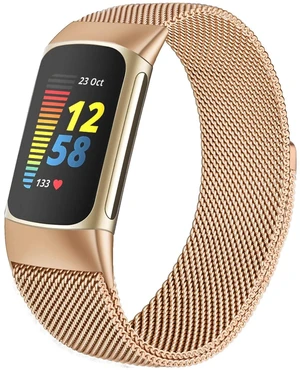 Compatible with Fitbit Charge 6/Charge 5 Bands for Wmen Men, Metal Mesh Milanese Loop Adjustable Strap Replacement for Fitbit Charge 6/Charge 5 Advanced Fitness & Health Trackers Compatible with Fitbit Charge 6/Charge 5 Bands for Wmen Men, Metal Mesh Milanese Loop Adjustable Strap Replacement for Fitbit Charge 6/Charge 5 Advanced Fitness & Health Trackers