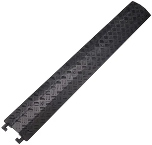 Small 1 Piece - Floor Cord Cover Cord Protector Drop Over Drop Trak Cable Ramp for Office Warehouse - Black Small 1 Piece - Floor Cord Cover Cord Protector Drop Over Drop Trak Cable Ramp for Office Warehouse - Black