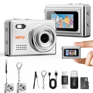 Mini Keychain Digital Camera, Y2K Pocket-Size Mini Camera, 2MP 1080P SmallCamera with 8GB Card, Video Recorder with Long Battery Life for Travel, Party and Vlog (Silver) Mini Keychain Digital Camera, Y2K Pocket-Size Mini Camera, 2MP 1080P SmallCamera with 8GB Card, Video Recorder with Long Battery Life for Travel, Party and Vlog (Silver)
