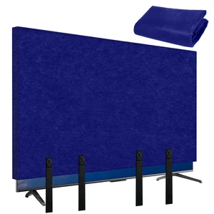 60"65" TV Cover for Moving, Thick Felt Dust Anti-Scratch, Blue TV Screen Cover with Bottom Strap for TV Moving, Home Renovation & Pet Scratch or Other Furniture 60"65" TV Cover for Moving, Thick Felt Dust Anti-Scratch, Blue TV Screen Cover with Bottom Strap for TV Moving, Home Renovation & Pet Scratch or Other Furniture