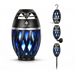 for Dad, Outdoor Bluetooth Speakers with LED Torch Light Wireless & Waterproof Speaker for Garden, Patio, 360° Sound, 24-Hour Playtime for Men (Blue Light) for Dad, Outdoor Bluetooth Speakers with LED Torch Light Wireless & Waterproof Speaker for Garden, Patio, 360° Sound, 24-Hour Playtime for Men (Blue Light)
