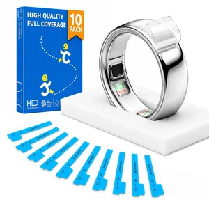 10-Pack Ultra Thin TPU Ring Protector Film for Oura Ring 5 Size 8 Ultra-thin TPU film resists scratches while keeping the ring's original look and comfort. Multiple sizes, including 6-13 10-Pack Ultra Thin TPU Ring Protector Film for Oura Ring 5 Size 8 Ultra-thin TPU film resists scratches while keeping the ring's original look and comfort. Multiple sizes, including 6-13