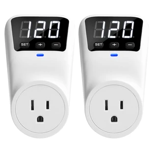 Appliance Surge Protector Voltage Stabilizer Fireproof UL94V-1 Wall Mount Surge Protectors Outlet for Refrigerator, TV & Heavy, Real-Time Monitoring & Custom Voltage 80V-140V (2 Standard) Appliance Surge Protector Voltage Stabilizer Fireproof UL94V-1 Wall Mount Surge Protectors Outlet for Refrigerator, TV & Heavy, Real-Time Monitoring & Custom Voltage 80V-140V (2 Standard)