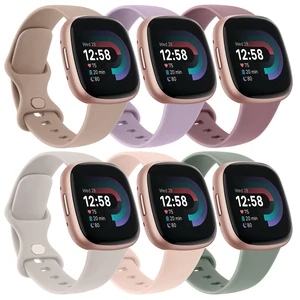 6 PACK Bands Compatible with Fitbit Versa 4 / Versa 3 / Fitbit Sense 2 / Sense Bands for Women Men, Soft Sport Wristbands Replacement Smart Watch Straps (6PACK B,Large) 6 PACK Bands Compatible with Fitbit Versa 4 / Versa 3 / Fitbit Sense 2 / Sense Bands for Women Men, Soft Sport Wristbands Replacement Smart Watch Straps (6PACK B,Large)