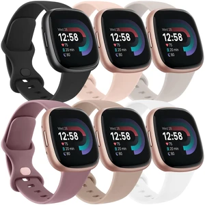 6 PACK Bands Compatible with Fitbit Versa 4 / Versa 3 / Fitbit Sense 2 / Sense Bands for Women Men, Soft Sport Wristbands Replacement Smart Watch Straps (6PACK C,Large) 6 PACK Bands Compatible with Fitbit Versa 4 / Versa 3 / Fitbit Sense 2 / Sense Bands for Women Men, Soft Sport Wristbands Replacement Smart Watch Straps (6PACK C,Large)