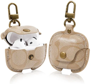 for AirPods 4 Case 2024, Full-Body Protective AirPods 4th Case Cover for Women Men Compatible with AirPods 4th Wireless Charging Case with Keychain-Khaki for AirPods 4 Case 2024, Full-Body Protective AirPods 4th Case Cover for Women Men Compatible with AirPods 4th Wireless Charging Case with Keychain-Khaki