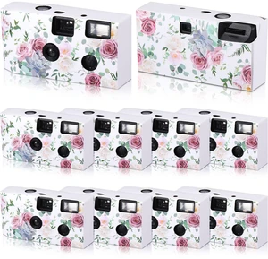 10 Pack Disposable Camera Bulk for Wedding 35mm Single Use Camera Bulk with Flash Black and White Film for Gathering Wedding Travel, Pink Rose, Black and White Film 10 Pack Disposable Camera Bulk for Wedding 35mm Single Use Camera Bulk with Flash Black and White Film for Gathering Wedding Travel, Pink Rose, Black and White Film