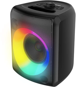 Musicbox Bluetooth Speaker, 60W Loud Portable Wireless Speaker with Dynamic RGB Lighting, Speakers for Outdoor, Stereo Sound, 12H Playtime, IPX5 Water Resistant, Supports TF Card, AUX, Black Musicbox Bluetooth Speaker, 60W Loud Portable Wireless Speaker with Dynamic RGB Lighting, Speakers for Outdoor, Stereo Sound, 12H Playtime, IPX5 Water Resistant, Supports TF Card, AUX, Black