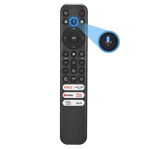 Replacement for TCL Google Smart TV Universal Remote,Voice Control Comptible with RC813,for QM8/QM7/S5/S4/S3/Q7/Q6/Q5 4K UHD HDR LED QLED QD-Mini LED Full-HD Smart TVs(for TCL RC813) Replacement for TCL Google Smart TV Universal Remote,Voice Control Comptible with RC813,for QM8/QM7/S5/S4/S3/Q7/Q6/Q5 4K UHD HDR LED QLED QD-Mini LED Full-HD Smart TVs(for TCL RC813)