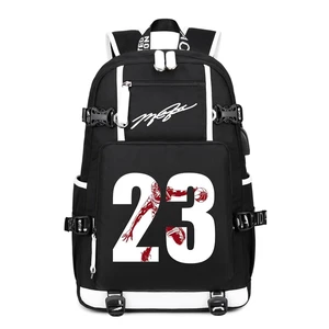 Basketball 23 Student School Bag, Laptop Backpack, Ultra-Light Travel Bag, For Men And Women (black-B) Basketball 23 Student School Bag, Laptop Backpack, Ultra-Light Travel Bag, For Men And Women (black-B)