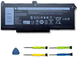 63Wh RJ40G Battery for Dell Latitude 14 5420 /15 5520 Precision 15 3560 4-Cell 15.2V 3941mAh; Battery Replacement for P104F P104F001 P104F002 P137G P137G001; M033W 01K2CF 075X16 005R42 0WK3F1 63Wh RJ40G Battery for Dell Latitude 14 5420 /15 5520 Precision 15 3560 4-Cell 15.2V 3941mAh; Battery Replacement for P104F P104F001 P104F002 P137G P137G001; M033W 01K2CF 075X16 005R42 0WK3F1