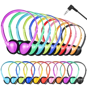 20 Pack Classroom Headphones Bulk for Kids Students,Wired On-Ear Headphones Class Set for School Testing Online Learning Travel Teens Adults Chromebook PC Laptop 3.5mm Jack Mixed Colors 20 Pack Classroom Headphones Bulk for Kids Students,Wired On-Ear Headphones Class Set for School Testing Online Learning Travel Teens Adults Chromebook PC Laptop 3.5mm Jack Mixed Colors