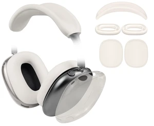 Protective Kit for AirPods Max 2/1 (2026/2024/2020, USB-C/Lightning), Headband Cover + TPU Case Protector + Silicone Ear Pad Covers, Sweatproof, Washable, Anti-Scratch (Starlight) Protective Kit for AirPods Max 2/1 (2026/2024/2020, USB-C/Lightning), Headband Cover + TPU Case Protector + Silicone Ear Pad Covers, Sweatproof, Washable, Anti-Scratch (Starlight)