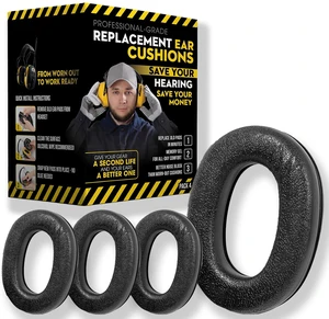 for 3M WorkTunes Replacement Ear Pads Headphones Connect Hearing Protection with Noise Cancelling Radio Ear Muffs AM/FM Bluetooth Headset Protective Earmuffs Shooting Ear Protection Mowing (Pack 4) for 3M WorkTunes Replacement Ear Pads Headphones Connect Hearing Protection with Noise Cancelling Radio Ear Muffs AM/FM Bluetooth Headset Protective Earmuffs Shooting Ear Protection Mowing (Pack 4)