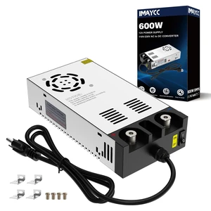 AC to DC Converter 12V SMPS,110V to 12V DC Converter,12 Volt Power Supply Max 600W 50A DC Power Converter, US040A AC to DC Converter 12V SMPS,110V to 12V DC Converter,12 Volt Power Supply Max 600W 50A DC Power Converter, US040A