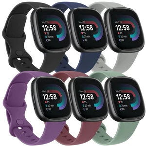 6 PACK Bands Compatible with Fitbit Versa 4 / Versa 3 / Fitbit Sense 2 / Sense Bands for Women Men, Soft Sport Wristbands Replacement Smart Watch Straps (6PACK A,Large) 6 PACK Bands Compatible with Fitbit Versa 4 / Versa 3 / Fitbit Sense 2 / Sense Bands for Women Men, Soft Sport Wristbands Replacement Smart Watch Straps (6PACK A,Large)
