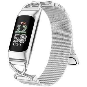 X-Shape Metal Band Compatible with Fitbit Charge 6/ Charge 5 Bands for Women Men, Soft Stainless Steel Mesh Loop Strap Bracelet Wrist Band Replacement for Fitbit Charge 5/ Charge 6 Fitness Tracker X-Shape Metal Band Compatible with Fitbit Charge 6/ Charge 5 Bands for Women Men, Soft Stainless Steel Mesh Loop Strap Bracelet Wrist Band Replacement for Fitbit Charge 5/ Charge 6 Fitness Tracker