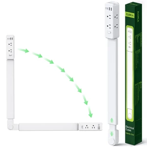 Outlet Extender Stick, 360° Rotating Wall Outlet Expander with 22-35" Extendable Base, 10-in-1 Power Strip Stick with 6 AC Outlets, 4 USB Ports (2 USB-C), Flat Plug for Behind Couch, Home, Office Outlet Extender Stick, 360° Rotating Wall Outlet Expander with 22-35" Extendable Base, 10-in-1 Power Strip Stick with 6 AC Outlets, 4 USB Ports (2 USB-C), Flat Plug for Behind Couch, Home, Office