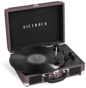 Journey - Bluetooth Suitcase Record Player - Magenta Built-in stereo speakers, 3-speed turntable plays 7", 10" and 12" records, Bluetooth streaming, headphone jack Journey - Bluetooth Suitcase Record Player - Magenta Built-in stereo speakers, 3-speed turntable plays 7", 10" and 12" records, Bluetooth streaming, headphone jack