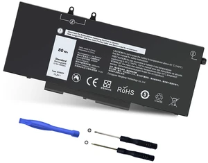 Upgraded 80Wh 3HWPP Battery for Dell Inspiron 7500 7506 2-in-1 Black Fit for Latitude 5410 5510 5401 5501 5411 5511, Precision 3541 3551, 03HWPP 10X1J N2NLL, and More Upgraded 80Wh 3HWPP Battery for Dell Inspiron 7500 7506 2-in-1 Black Fit for Latitude 5410 5510 5401 5501 5411 5511, Precision 3541 3551, 03HWPP 10X1J N2NLL, and More